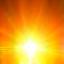 Sun icon representing sunny days